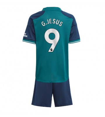 Maillot de foot Arsenal Gabriel Jesus #9 Troisième enfant 2023-24 Manches Courte (+ pantalon court)